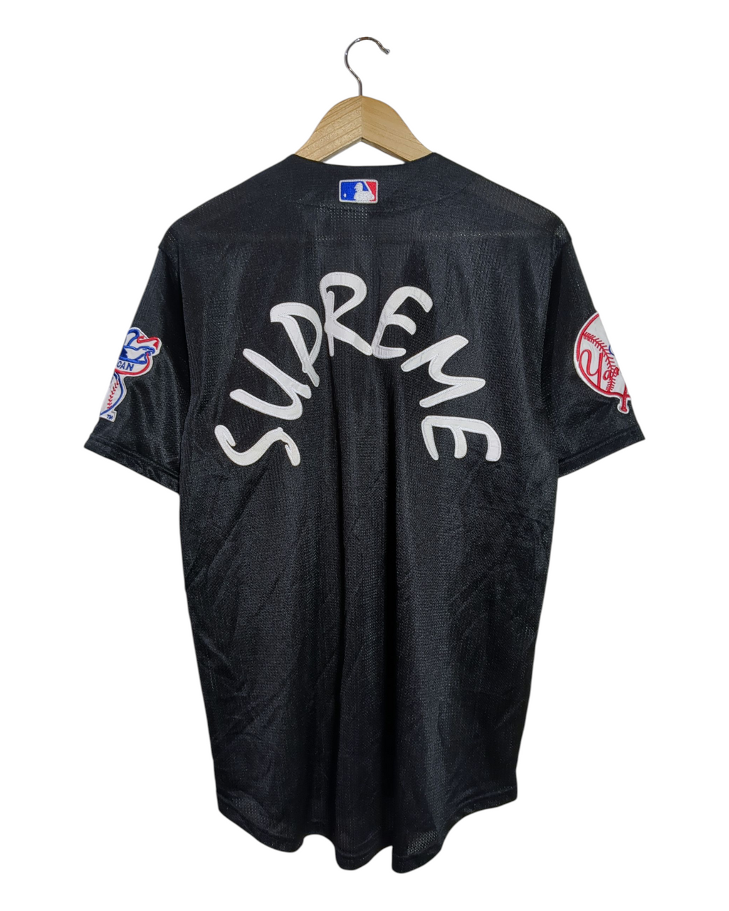 Supreme x Majestic SS15 Yankees Baseball Jersey - (L)