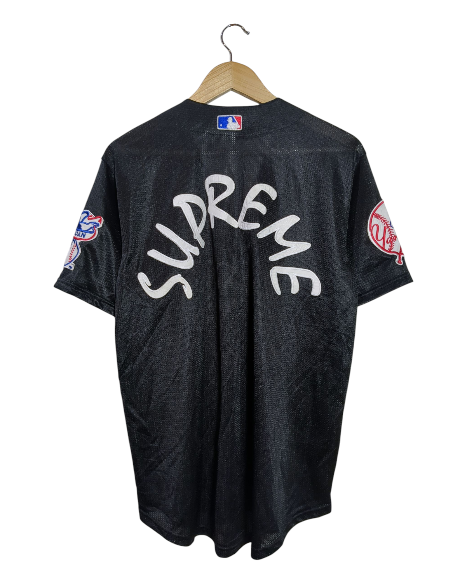 Supreme x Majestic SS15 Yankees Baseball Jersey - (L)