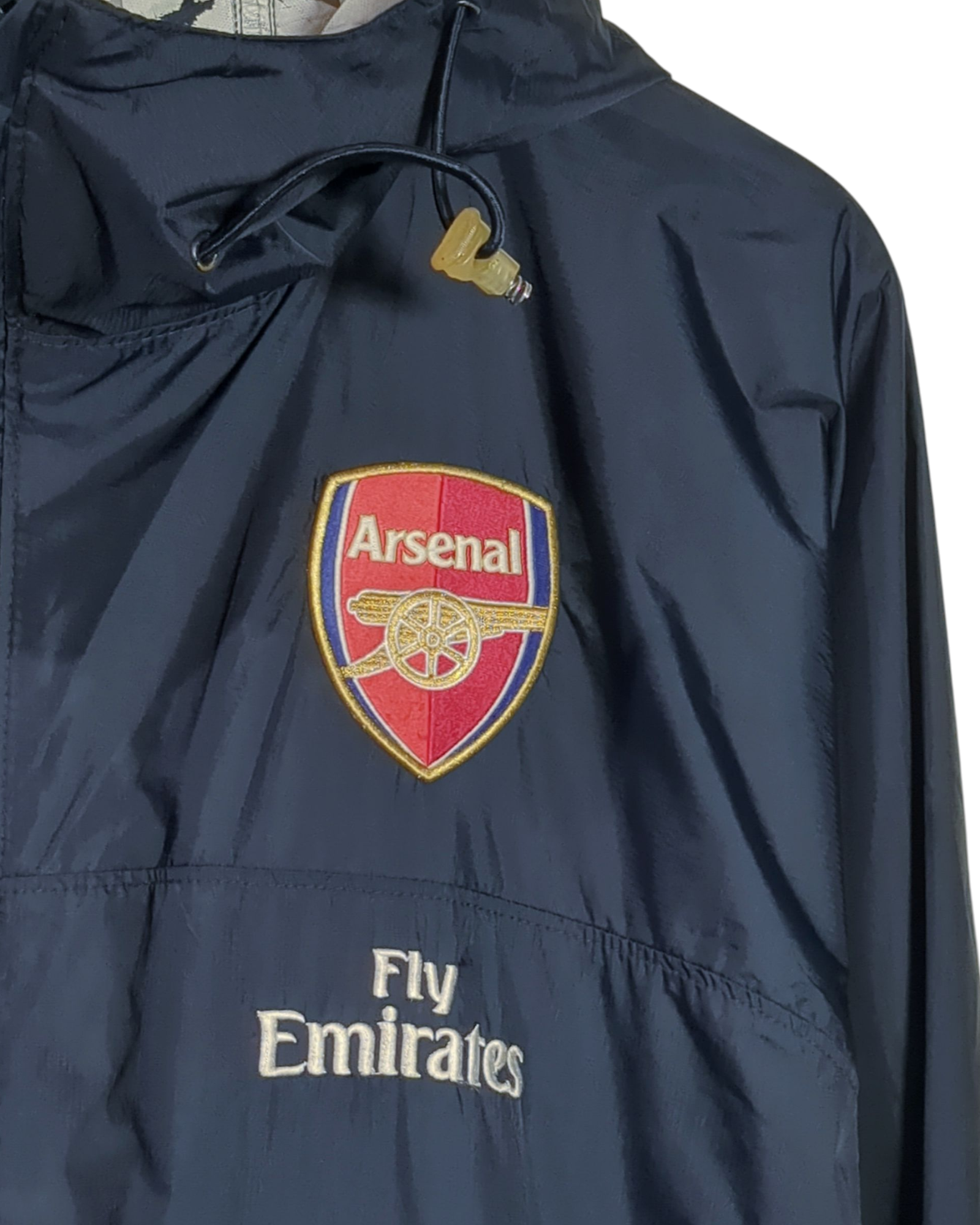2008-09 Arsenal Nike Hooded Rain Jacket - (XL)