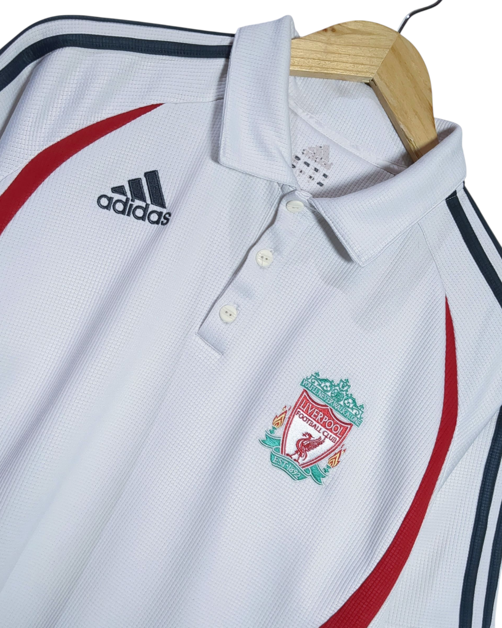 2006-07 Liverpool Adidas Polo Shirt - (L)