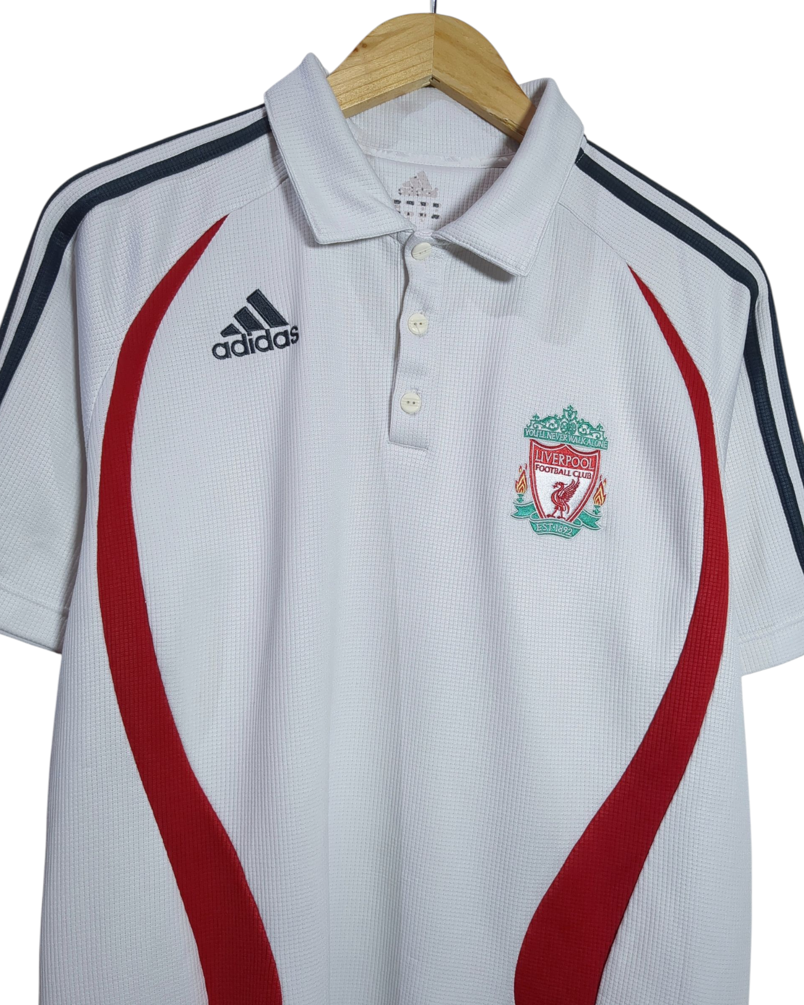 2006-07 Liverpool Adidas Polo Shirt - (L)
