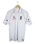 2008-10 England Cricket Adidas Test Shirt - (M)