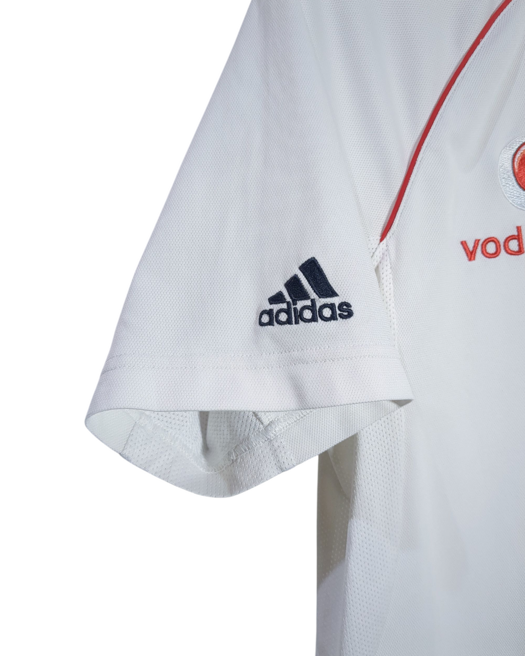 2008-10 England Cricket Adidas Test Shirt - (M)