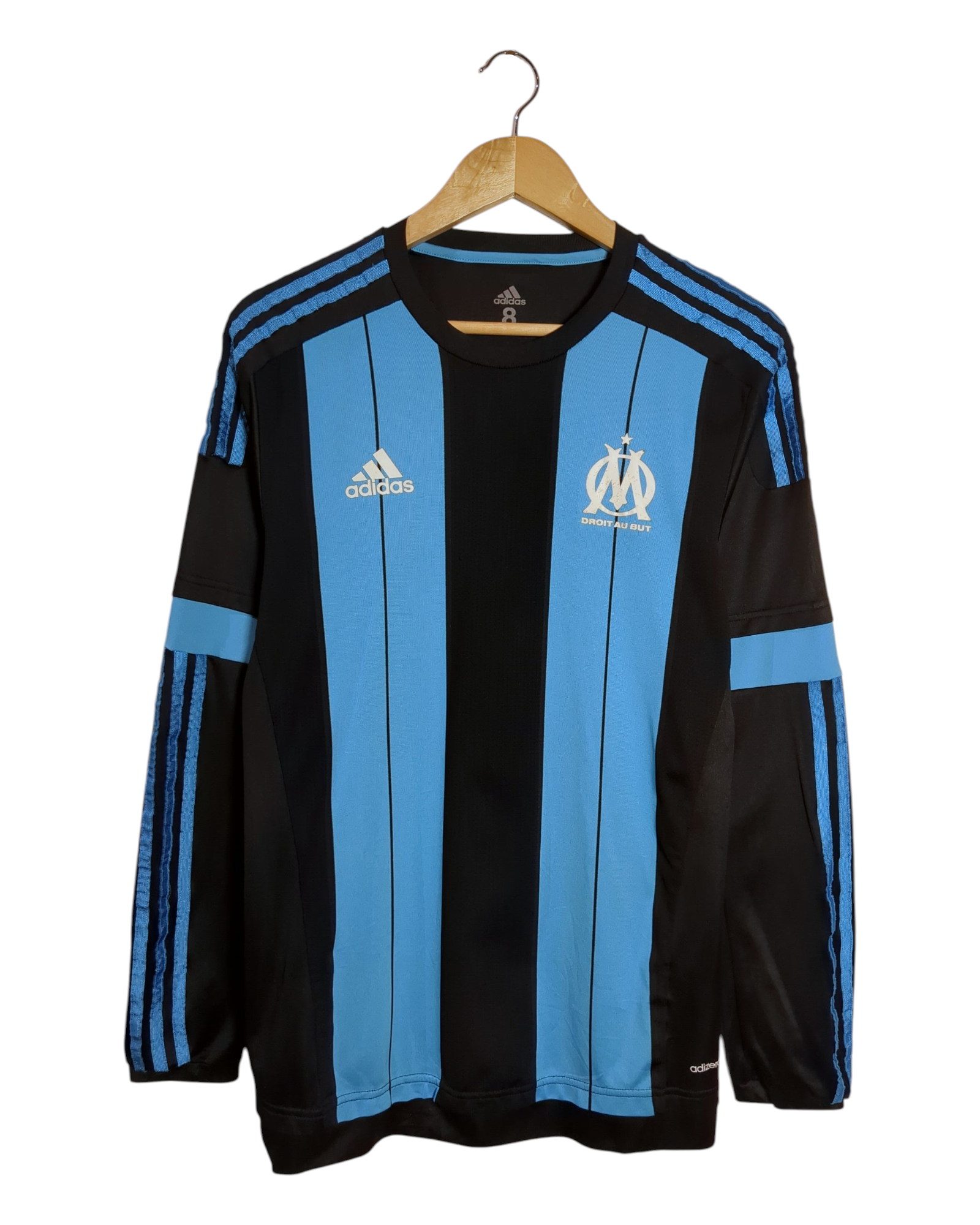 2015-16 Olympique Marseille Adidas Player Issue Away L/S Shirt - (M)