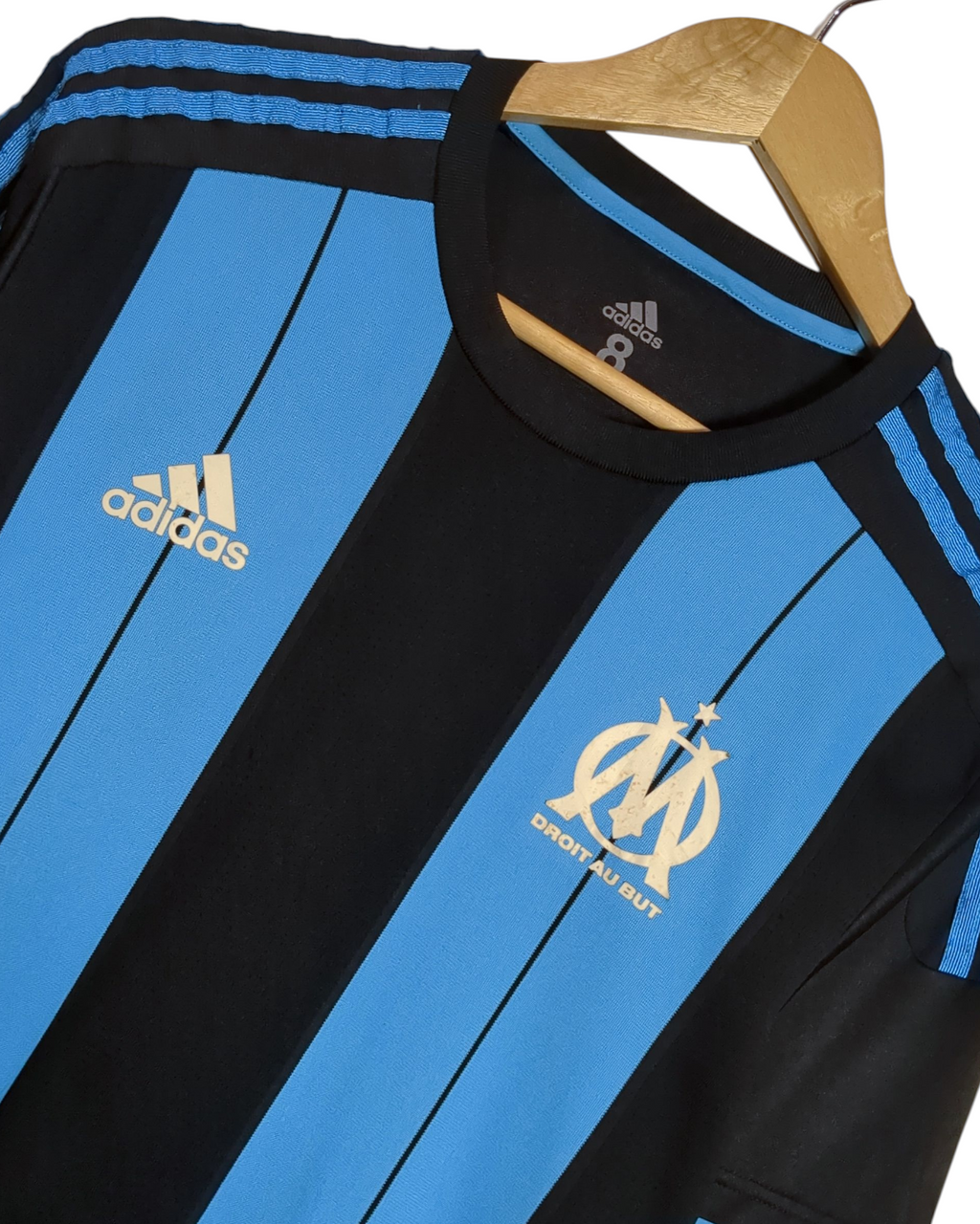 2015-16 Olympique Marseille Adidas Player Issue Away L/S Shirt - (M)