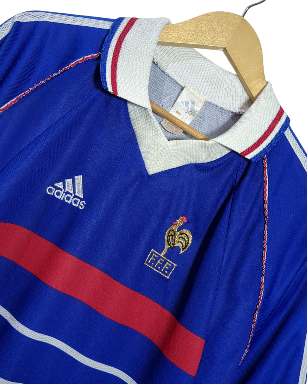 1998-00 France Adidas Home Shirt - (M)