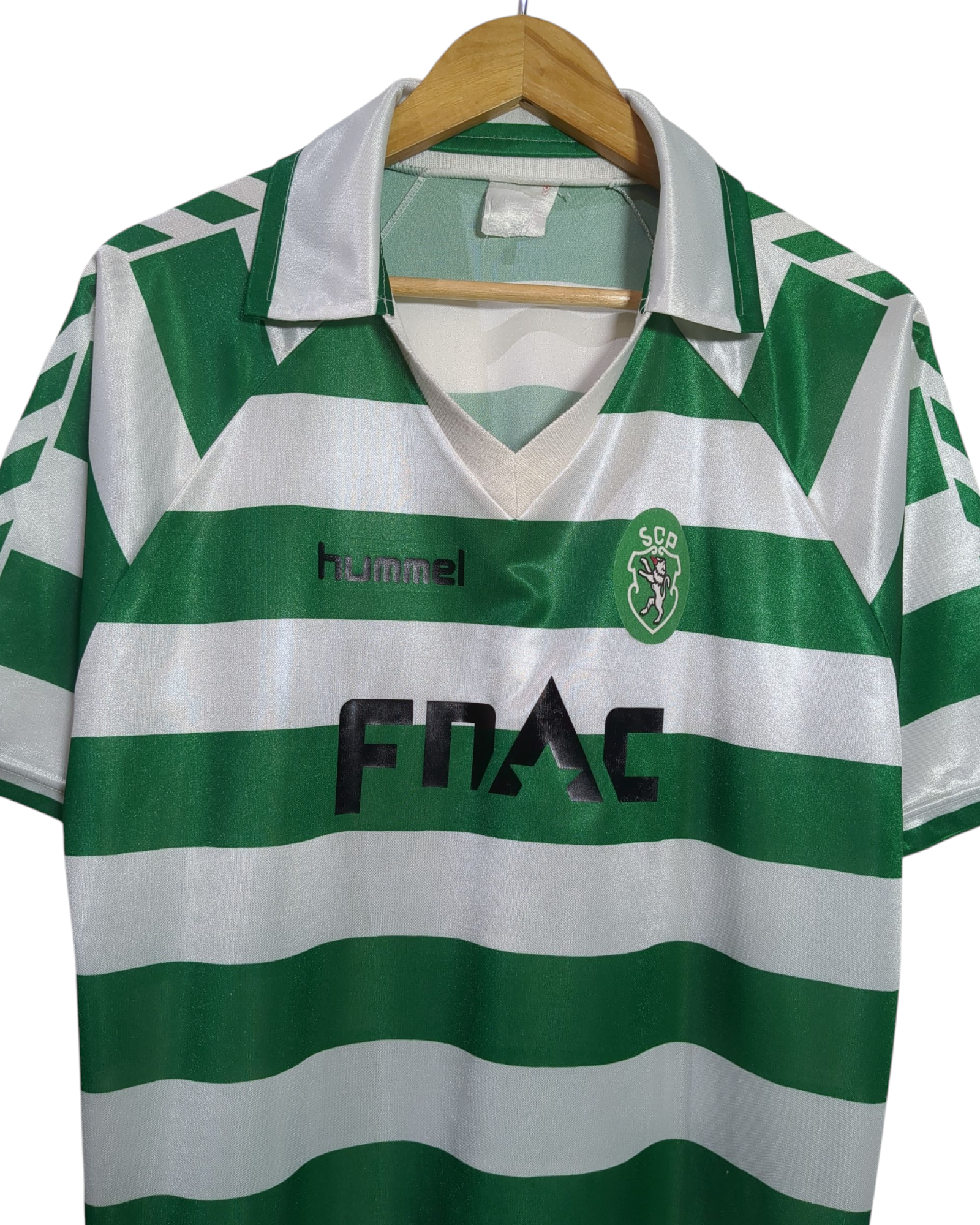 1980s Sporting Hummel Home Shirt - (L)