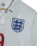 2009-10 England Umbro Home Shirt #9 - (M)