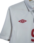 2009-10 England Umbro Home Shirt #9 - (M)