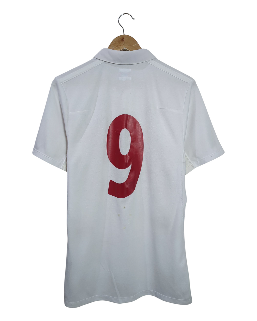 2009-10 England Umbro Home Shirt #9 - (M)