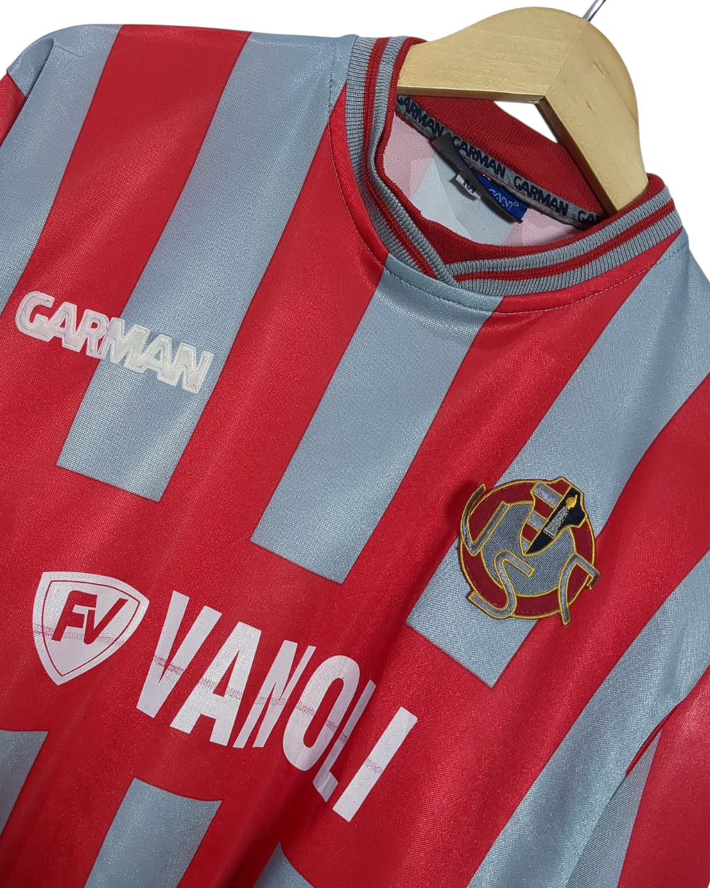 2002-03 Cremonese Garman Home L/S Shirt #3 - (M)