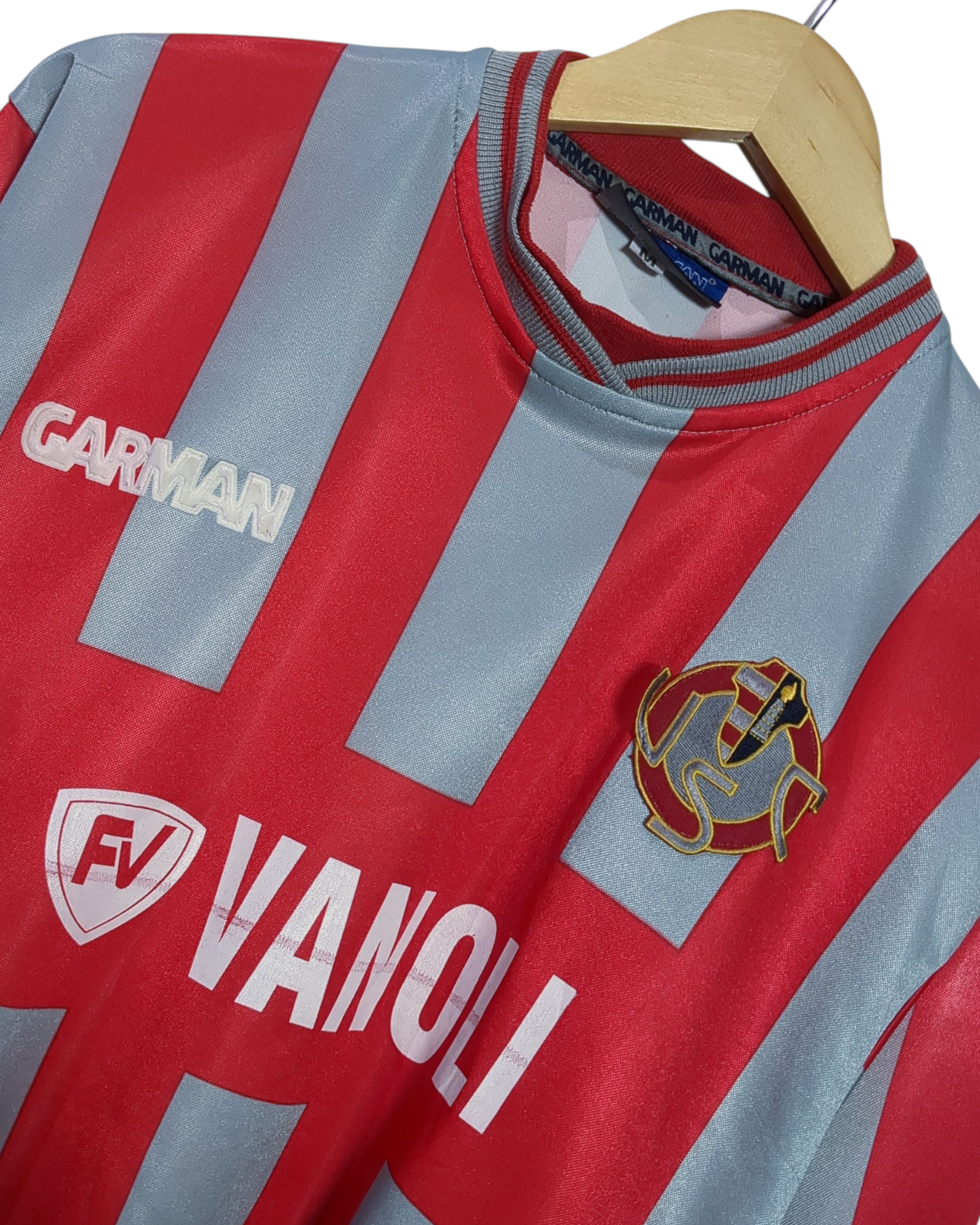 2002-03 Cremonese Garman Home L/S Shirt #3 - (M)