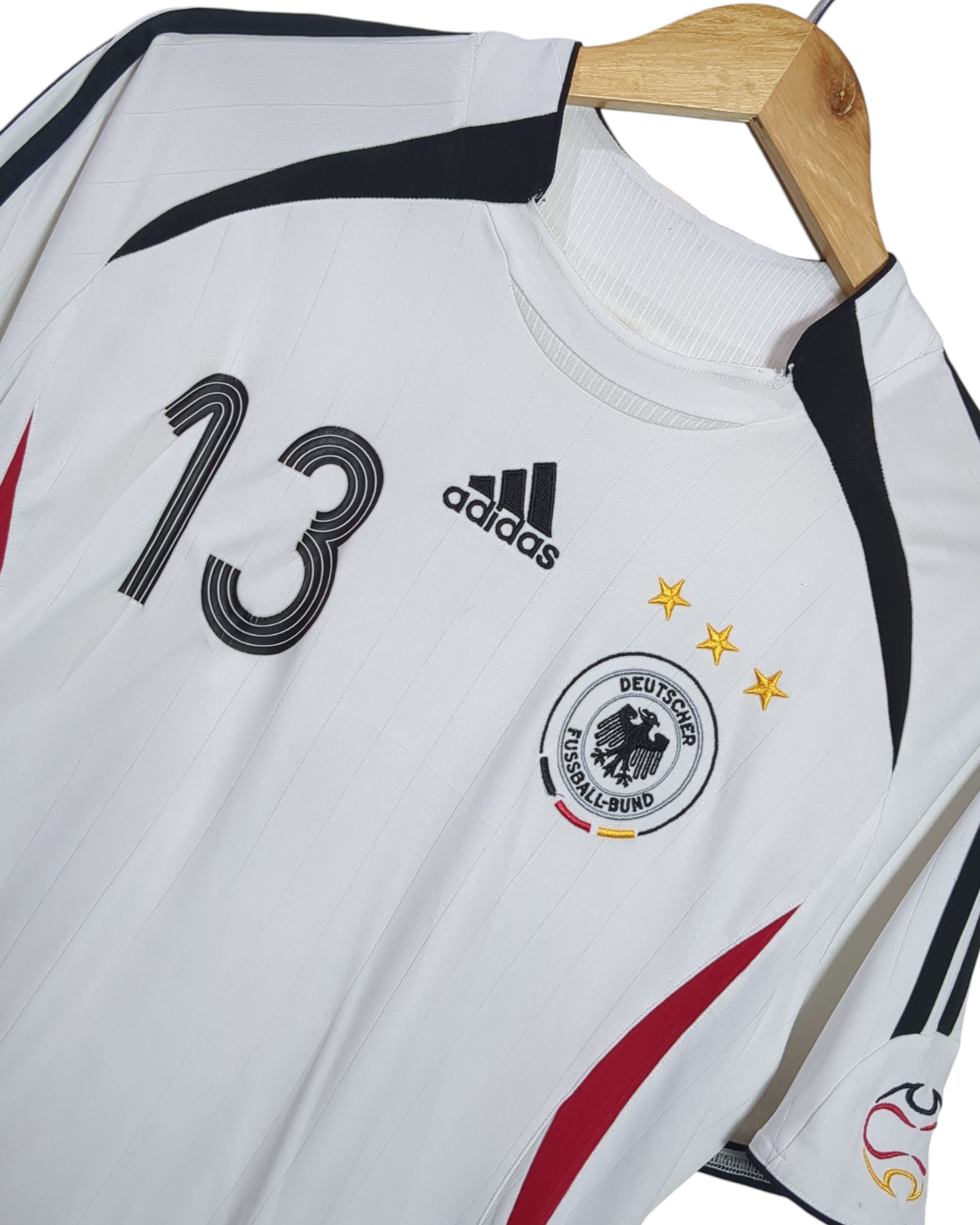 2005-07 Germany Adidas Home Shirt #13 Ballack - (M)