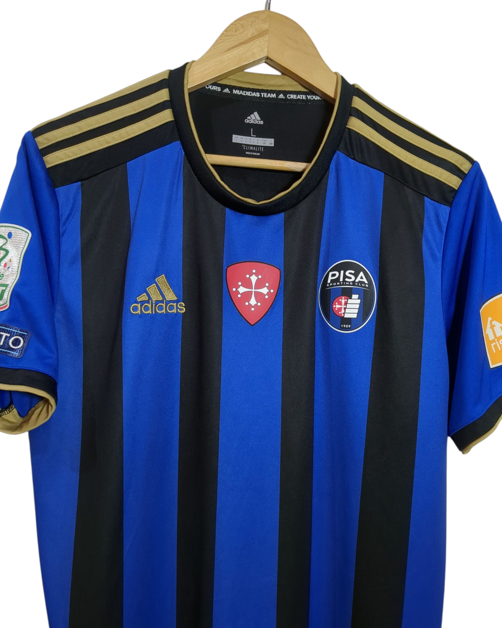 2019-20 Pisa Adidas Home Shirt #28 Ingrosso - (M)