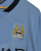 2014-15 Manchester City Nike Home Shirt #16 Kun Aguero - (L)