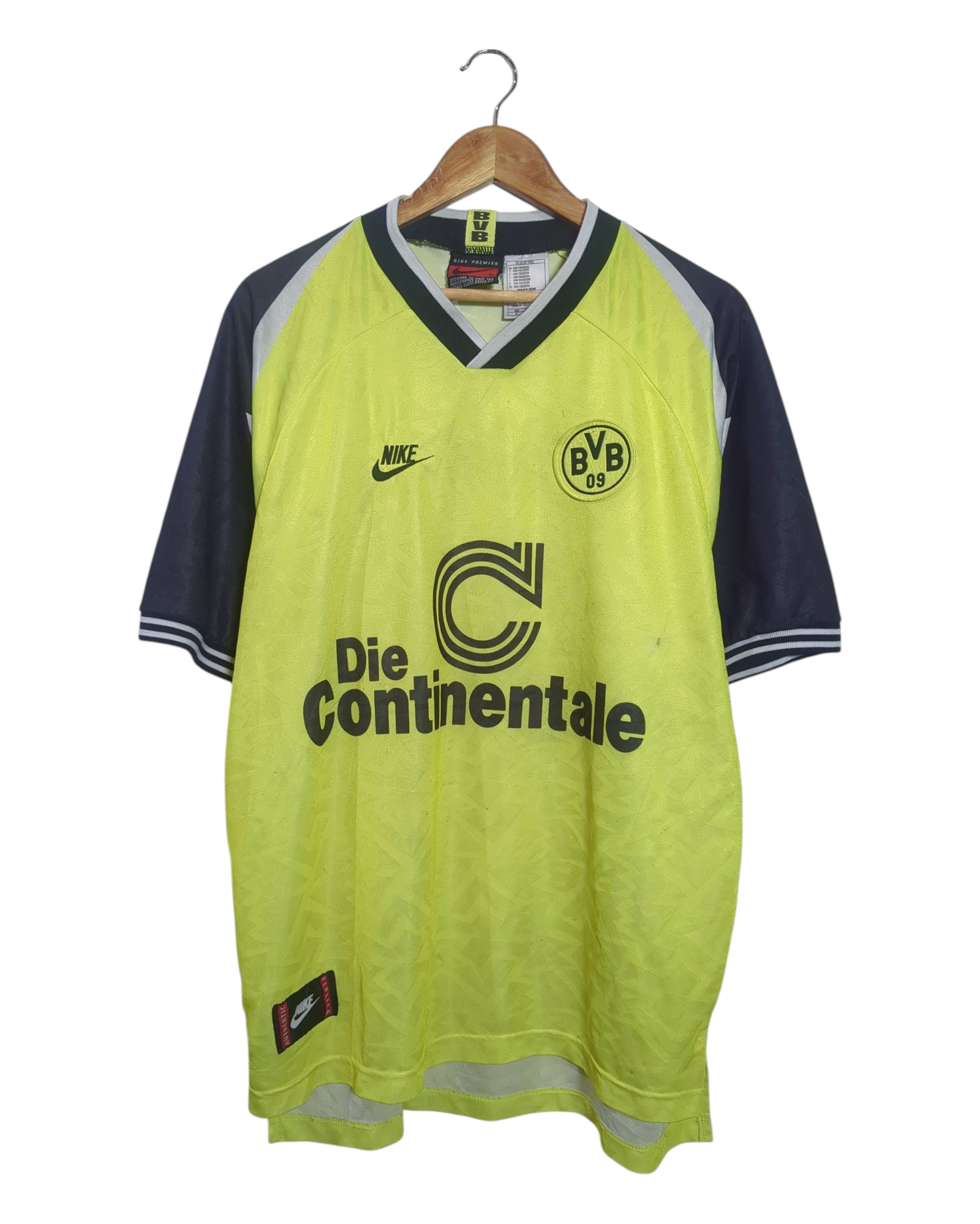 1995-96 Borussia Dortmund Nike Home Shirt - (XL)