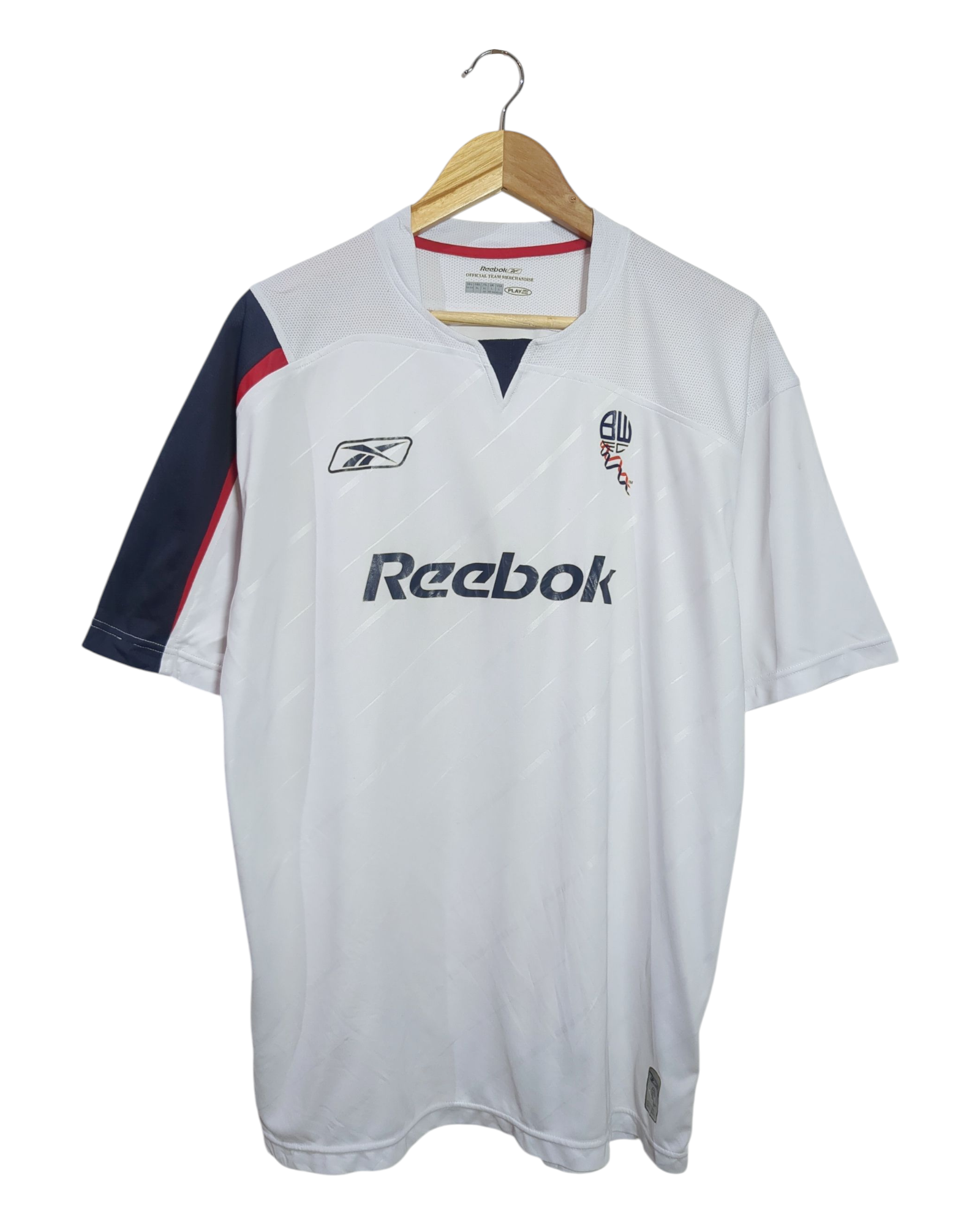 2005-06 Bolton Reebok Home Shirt - (L)