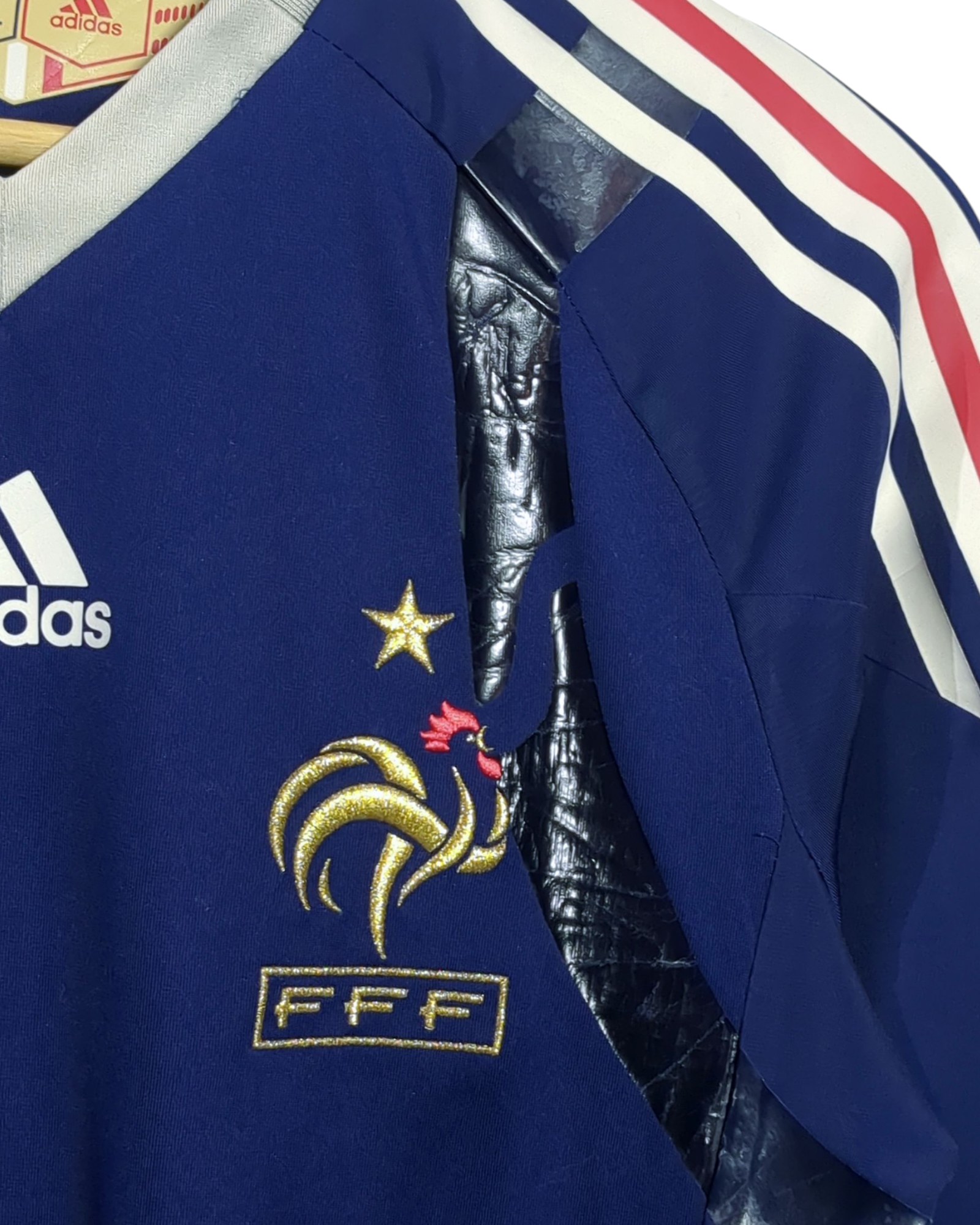2009-10 France Adidas Player Issue Techfit Home Shirt #8 Gourcuff - (S)