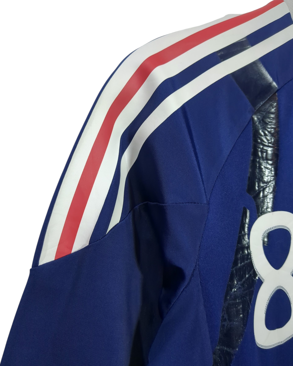 2009-10 France Adidas Player Issue Techfit Home Shirt #8 Gourcuff - (S)