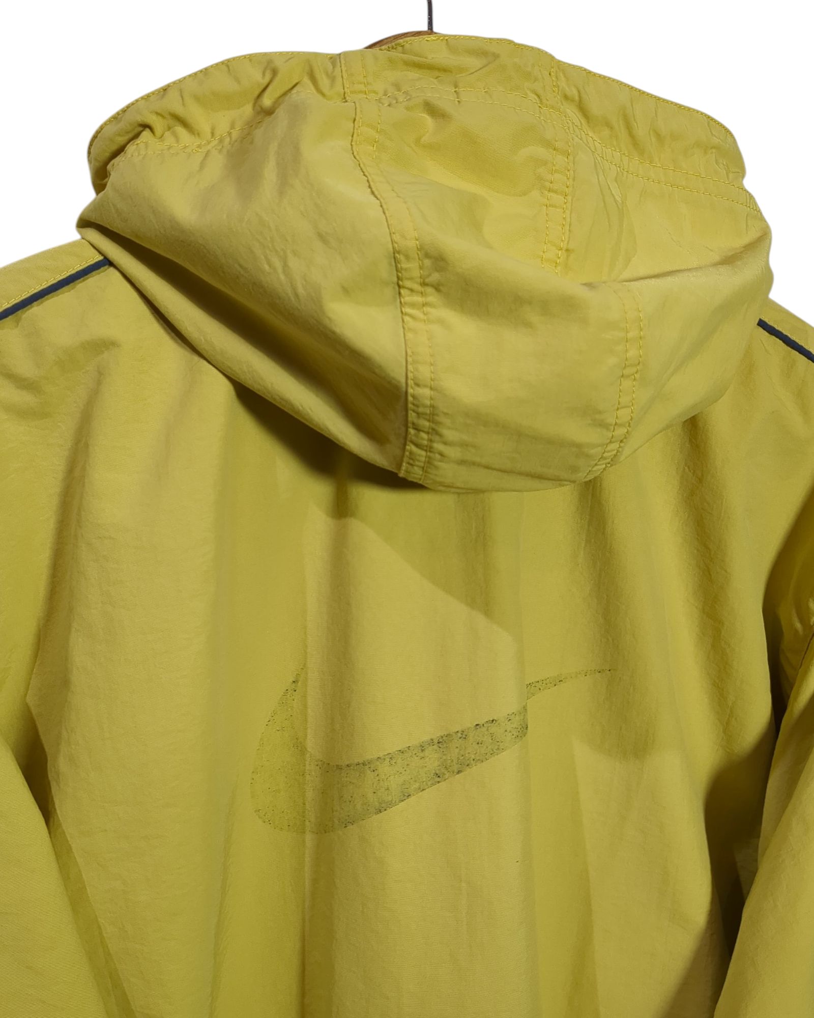 1997-98 Borussia Dortmund Nike 1/4 Zip Hooded Jacket - (XL)