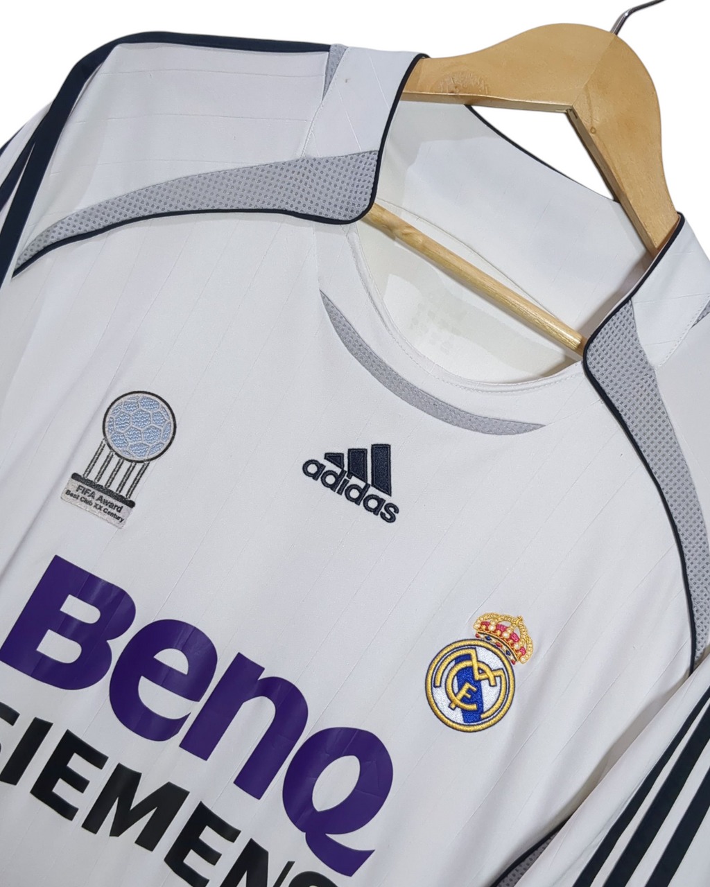 2006-07 Real Madrid Adidas Home Shirt - (XL)