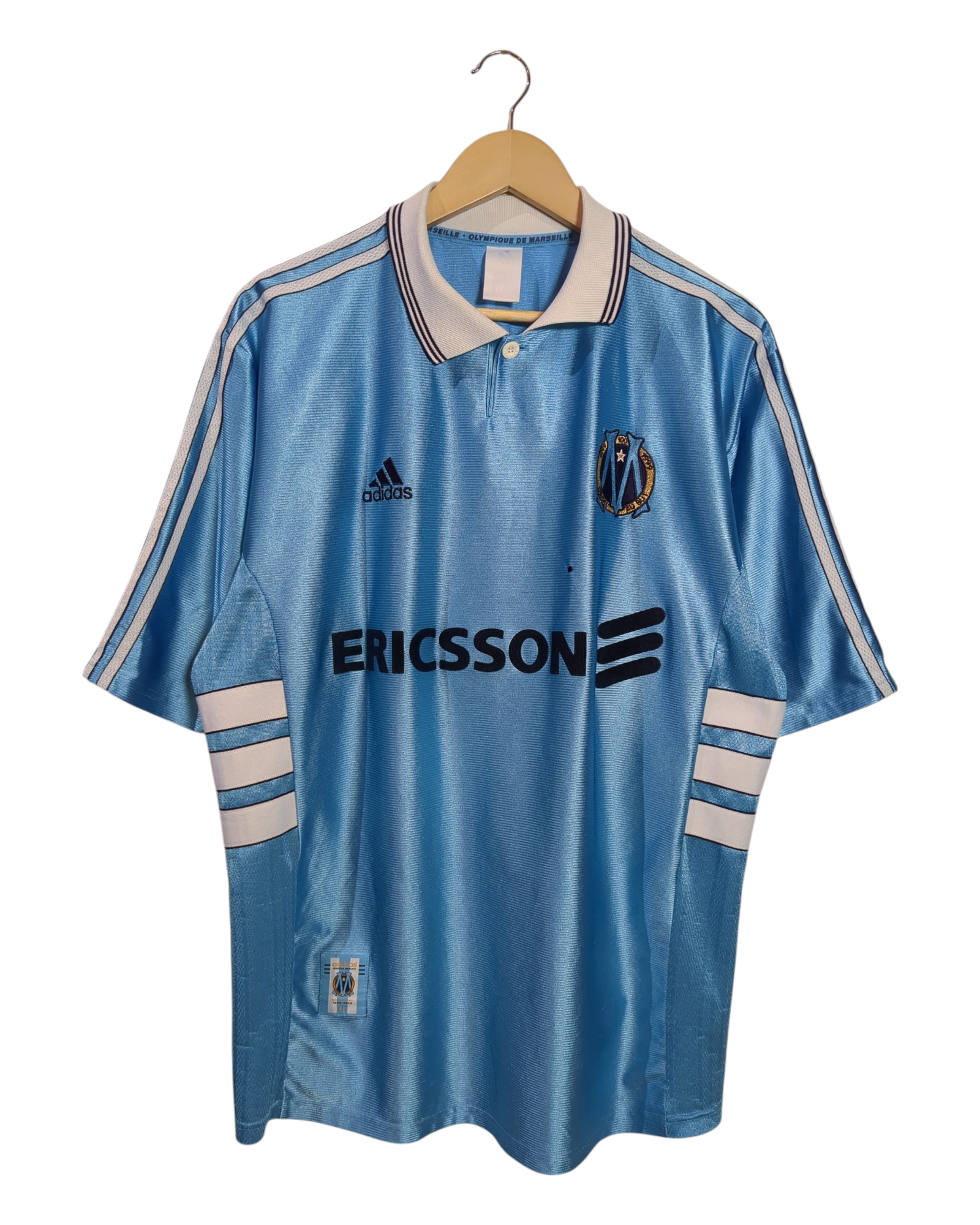 1998-99 Olympique Marseille Adidas Centenary Away Shirt - (XL)