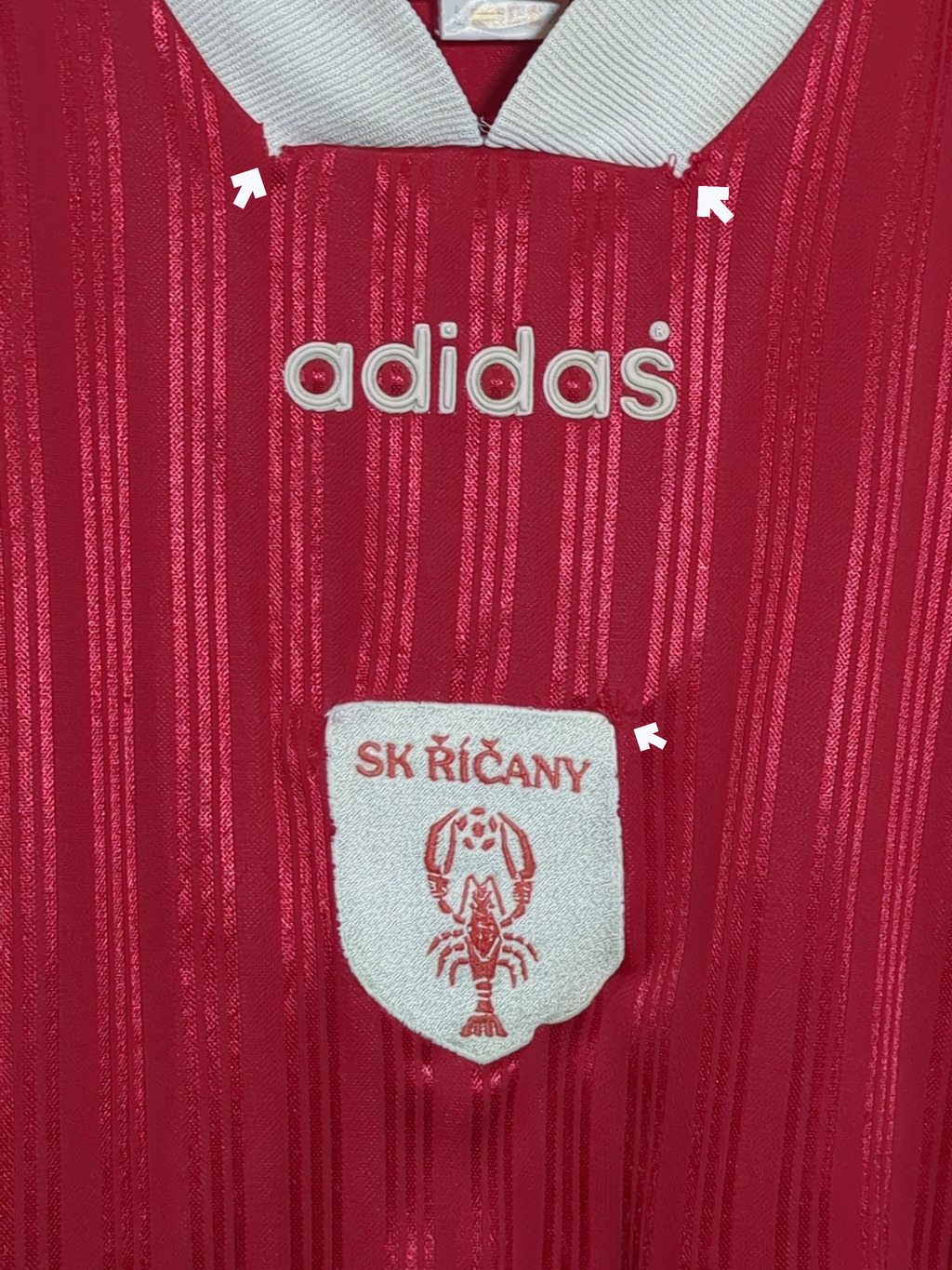 1990s SK Ricany Adidas Home Shirt #3 - (XL)