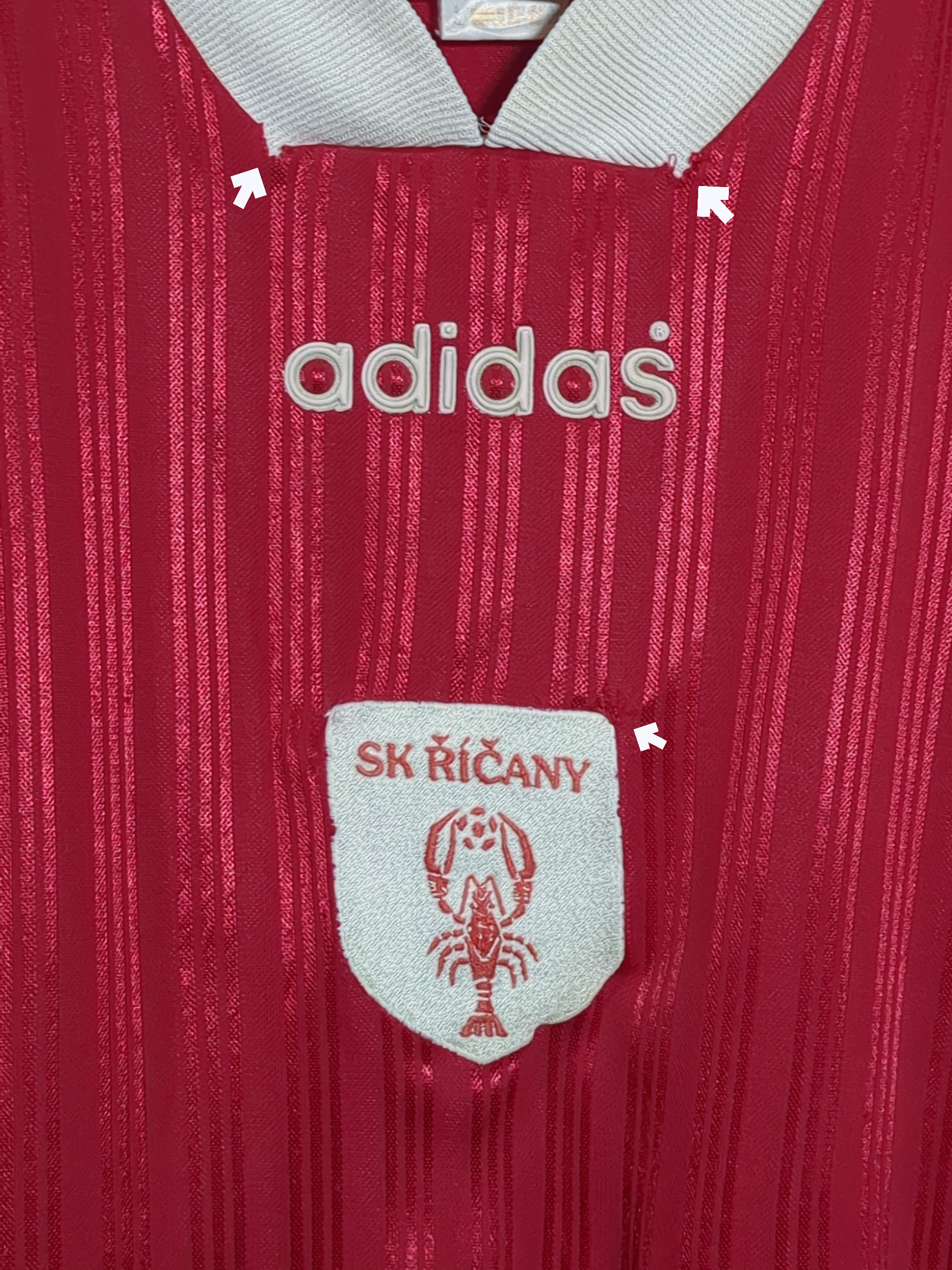 1990s SK Ricany Adidas Home Shirt #3 - (XL)