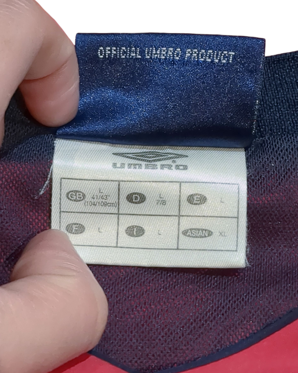 2002-04 England Umbro Drill Top - (XL)
