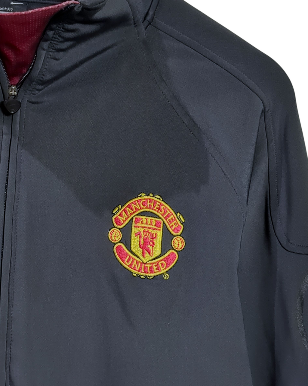 2005-06 Manchester United Nike 1/4 Zip Training Top - (L)