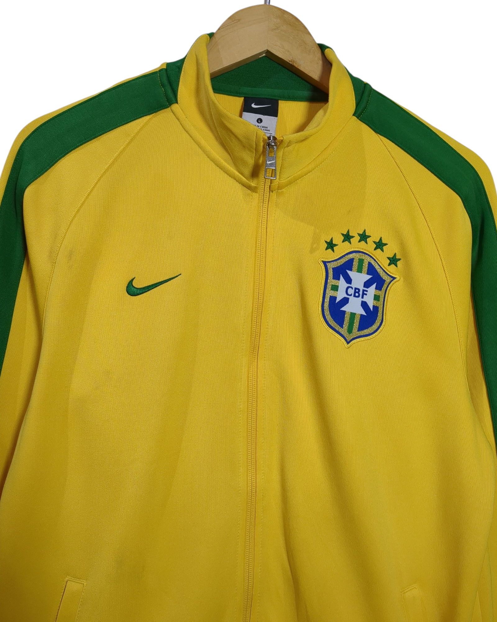 2013-14 Brazil Nike Track Jacket - (L)