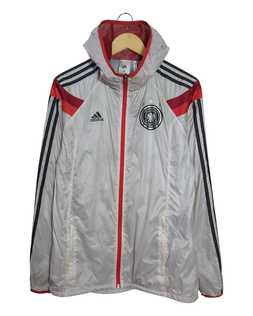 2014-15 Germany Adidas Hooded Anthem Jacket - (L)