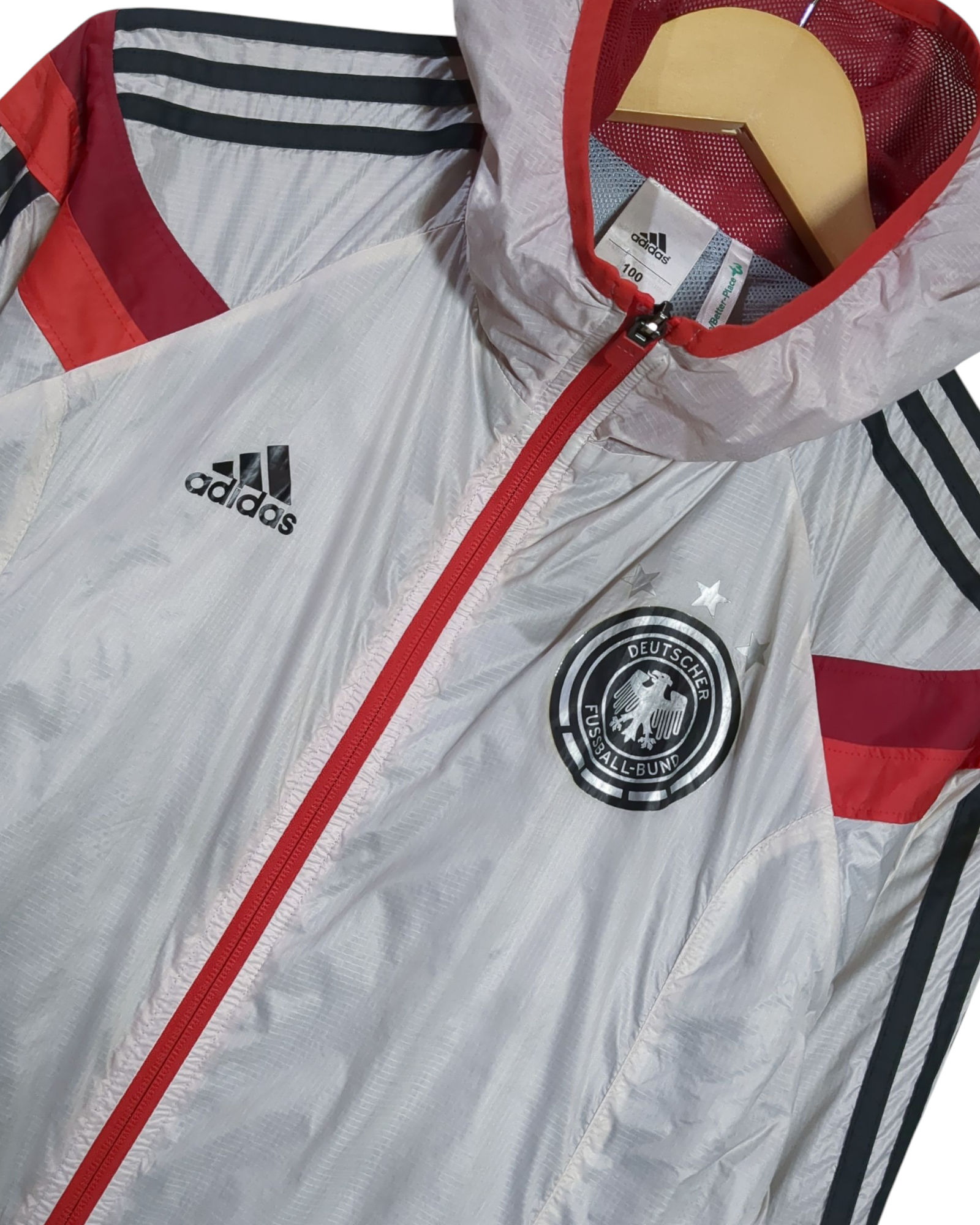 2014-15 Germany Adidas Hooded Anthem Jacket - (L)