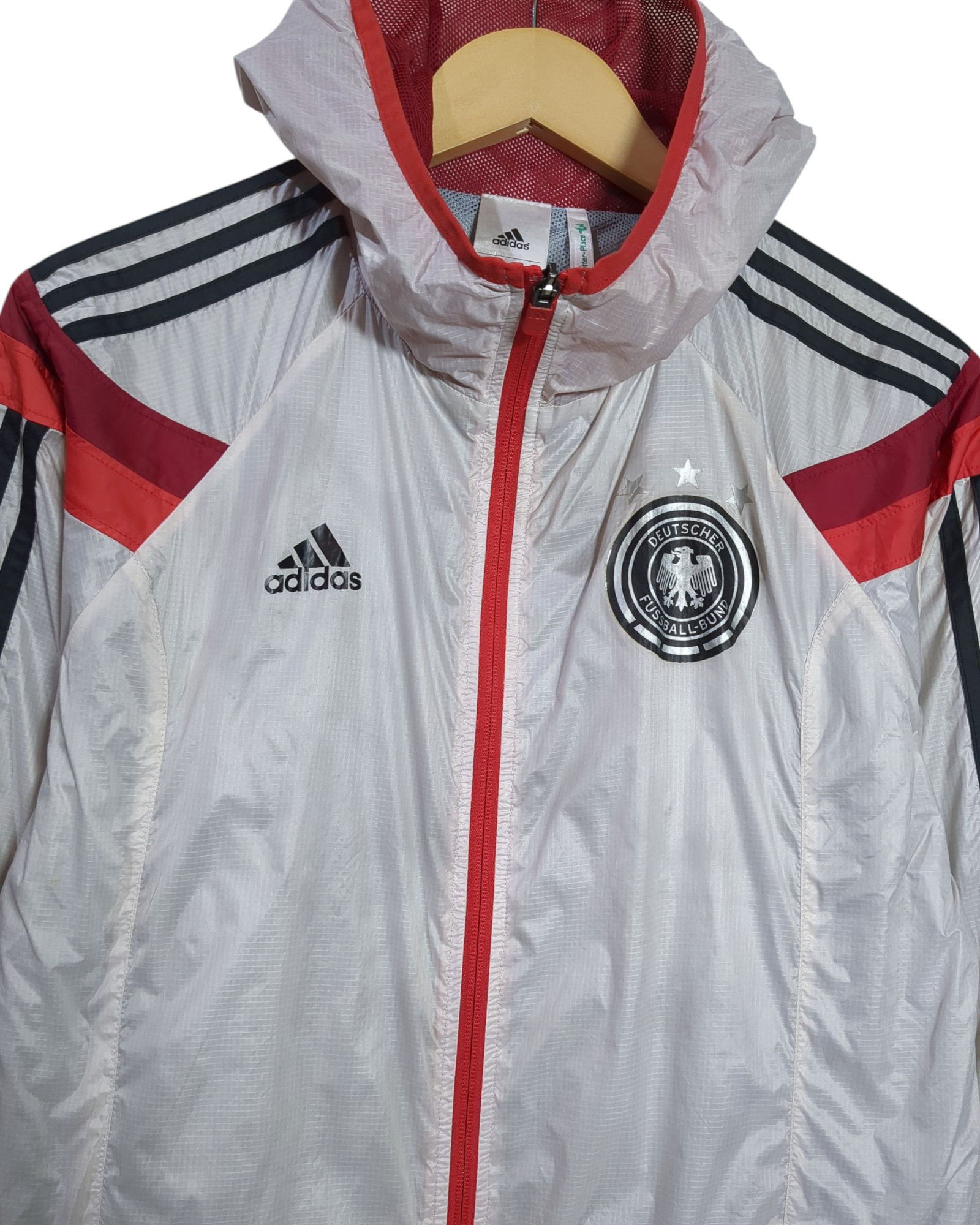 2014-15 Germany Adidas Hooded Anthem Jacket - (L)