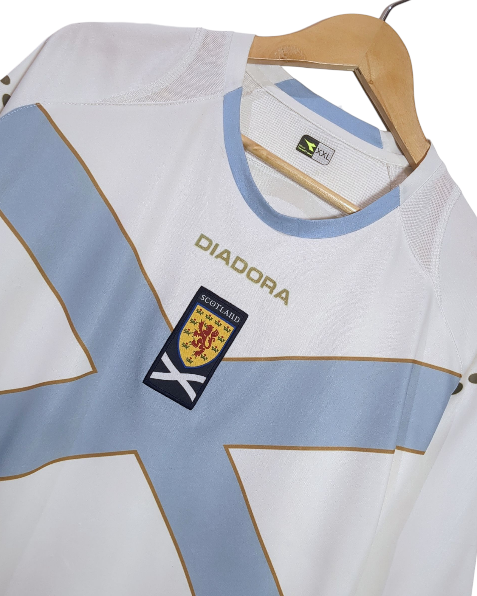 2007-08 Scotland Diadora Away Shirt - (XL)