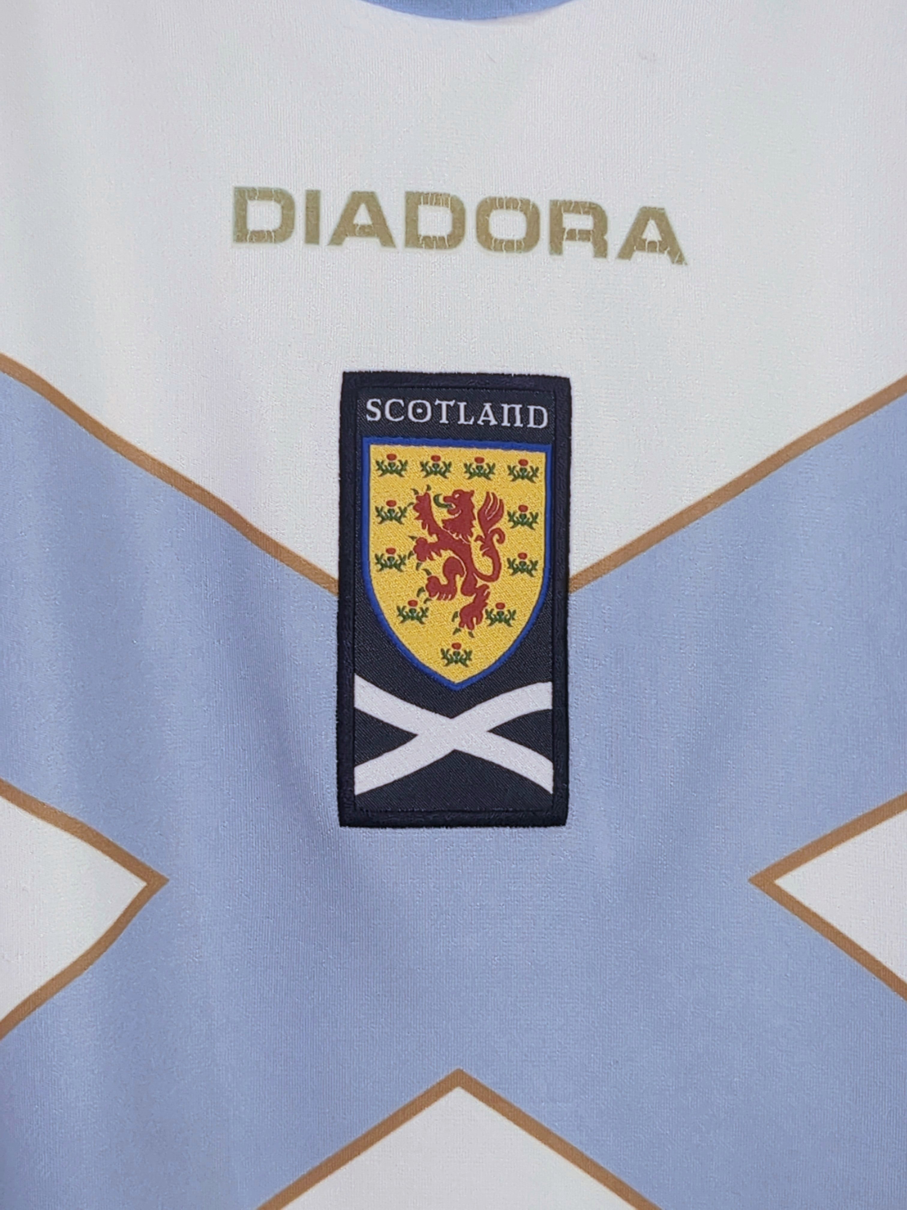 2007-08 Scotland Diadora Away Shirt - (XL)