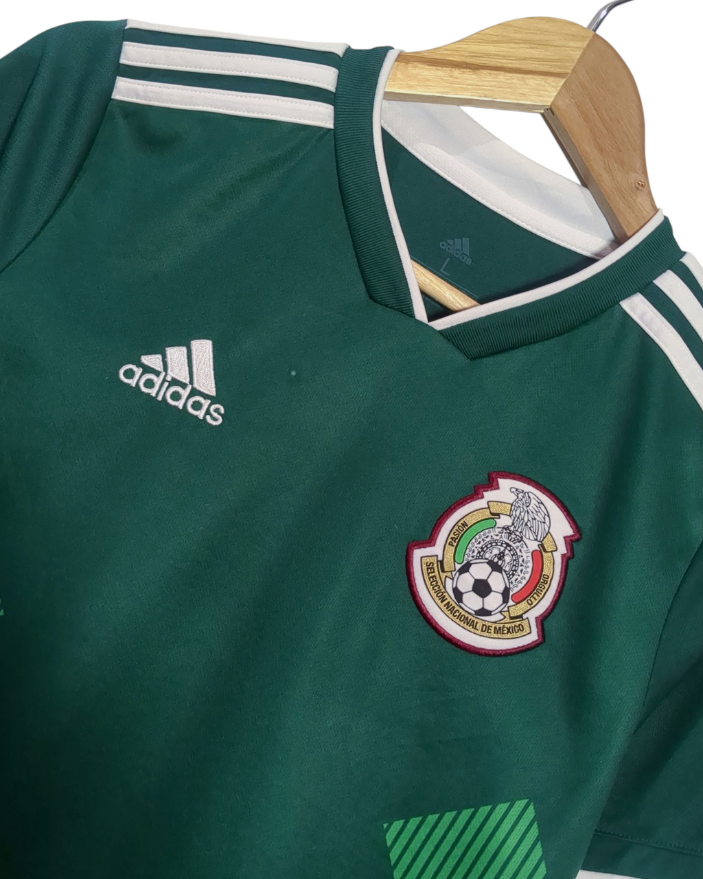 2018-19 Mexico Adidas Home Shirt - (L.Boys)