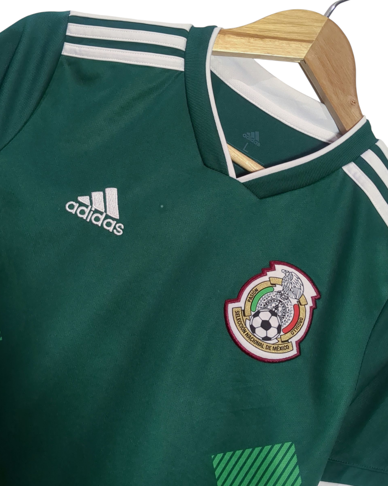 2018-19 Mexico Adidas Home Shirt - (L.Boys)