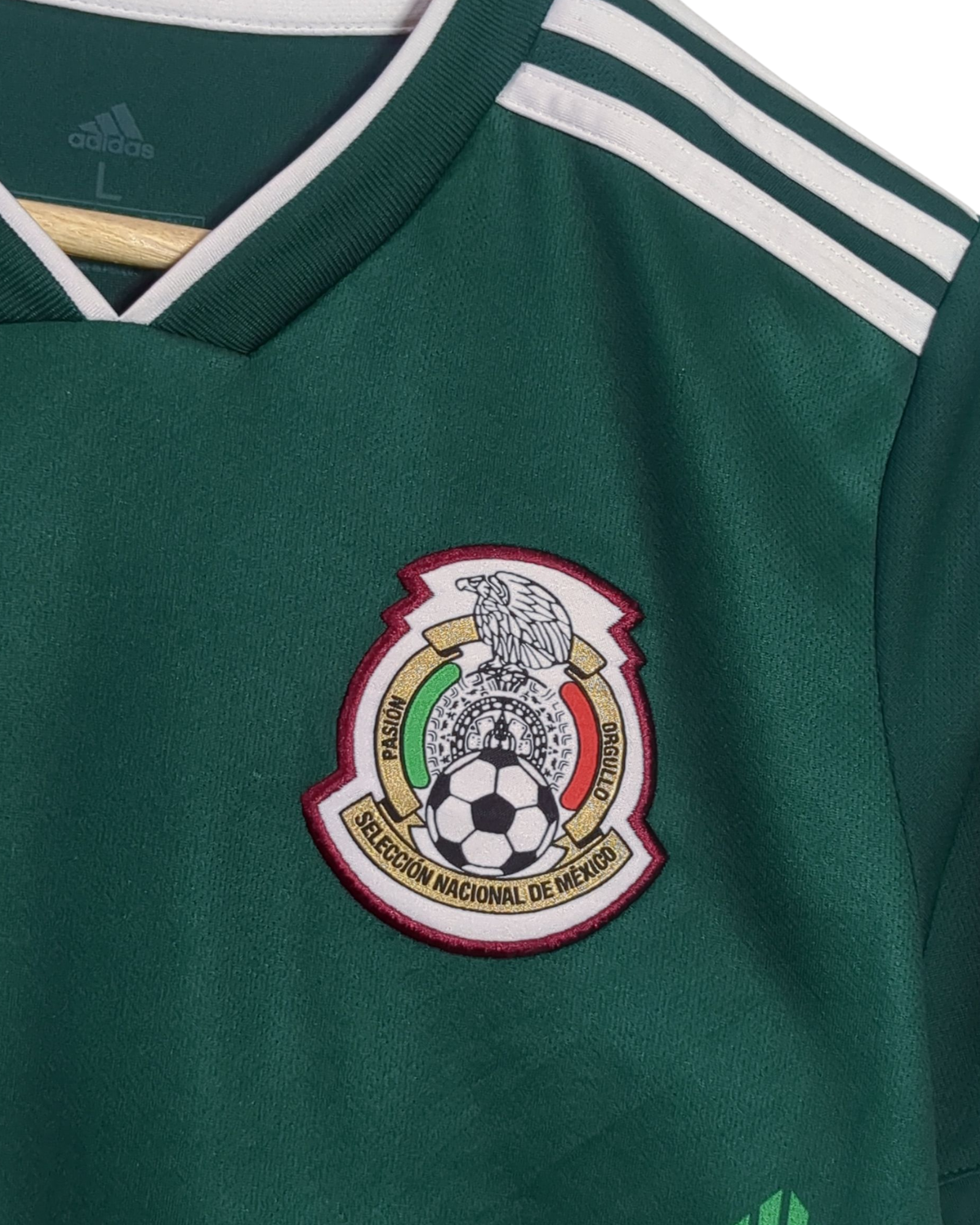 2018-19 Mexico Adidas Home Shirt - (L.Boys)