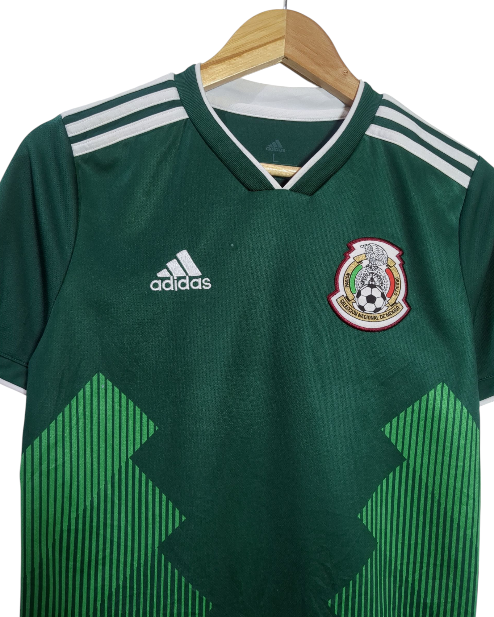 2018-19 Mexico Adidas Home Shirt - (L.Boys)