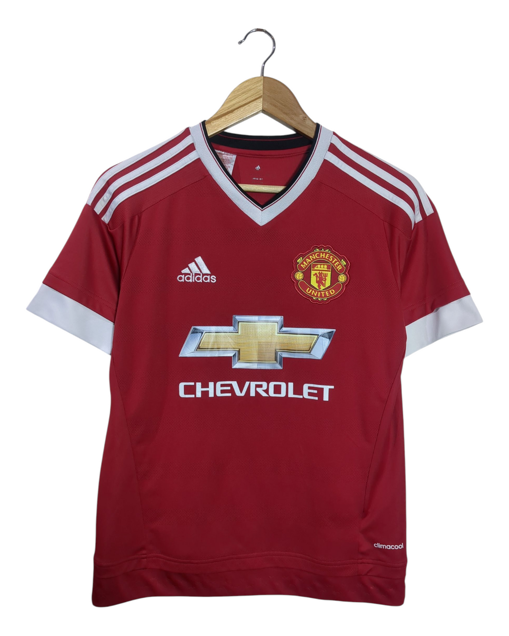 2015-16 Manchester United Adidas Home Shirt - (L.Boys)