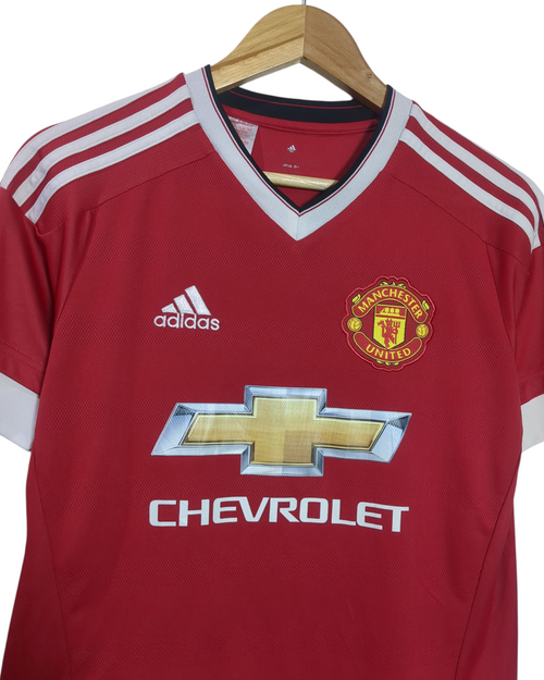 2015-16 Manchester United Adidas Home Shirt - (L.Boys)