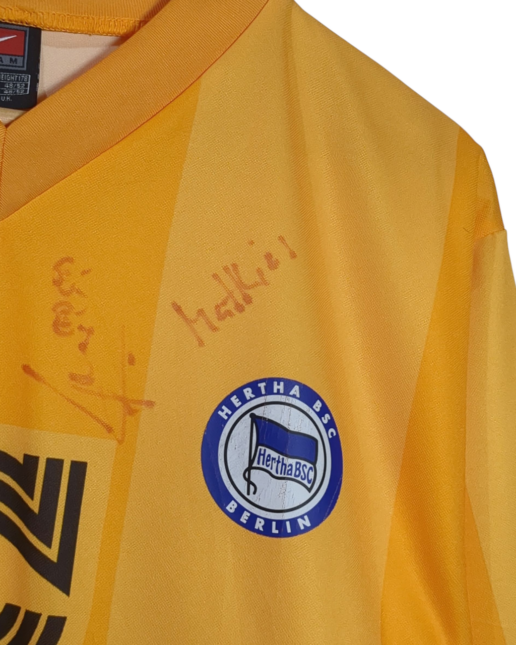 1999-00 Hertha Berlin Nike Signed Third Shirt - (L)