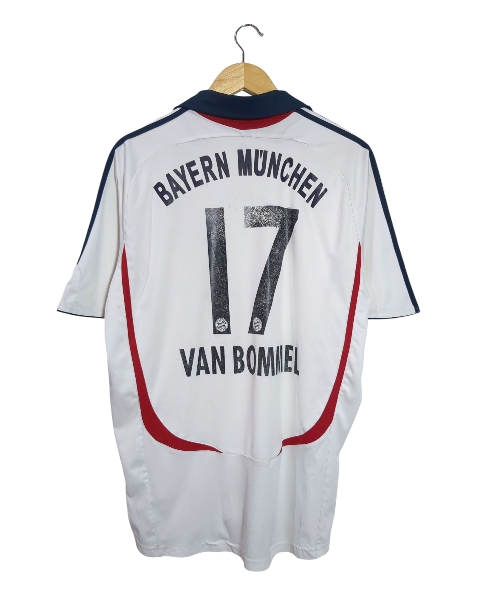 2006-07 Bayern Munich Adidas Away Shirt #17 Van Bommel - (L)