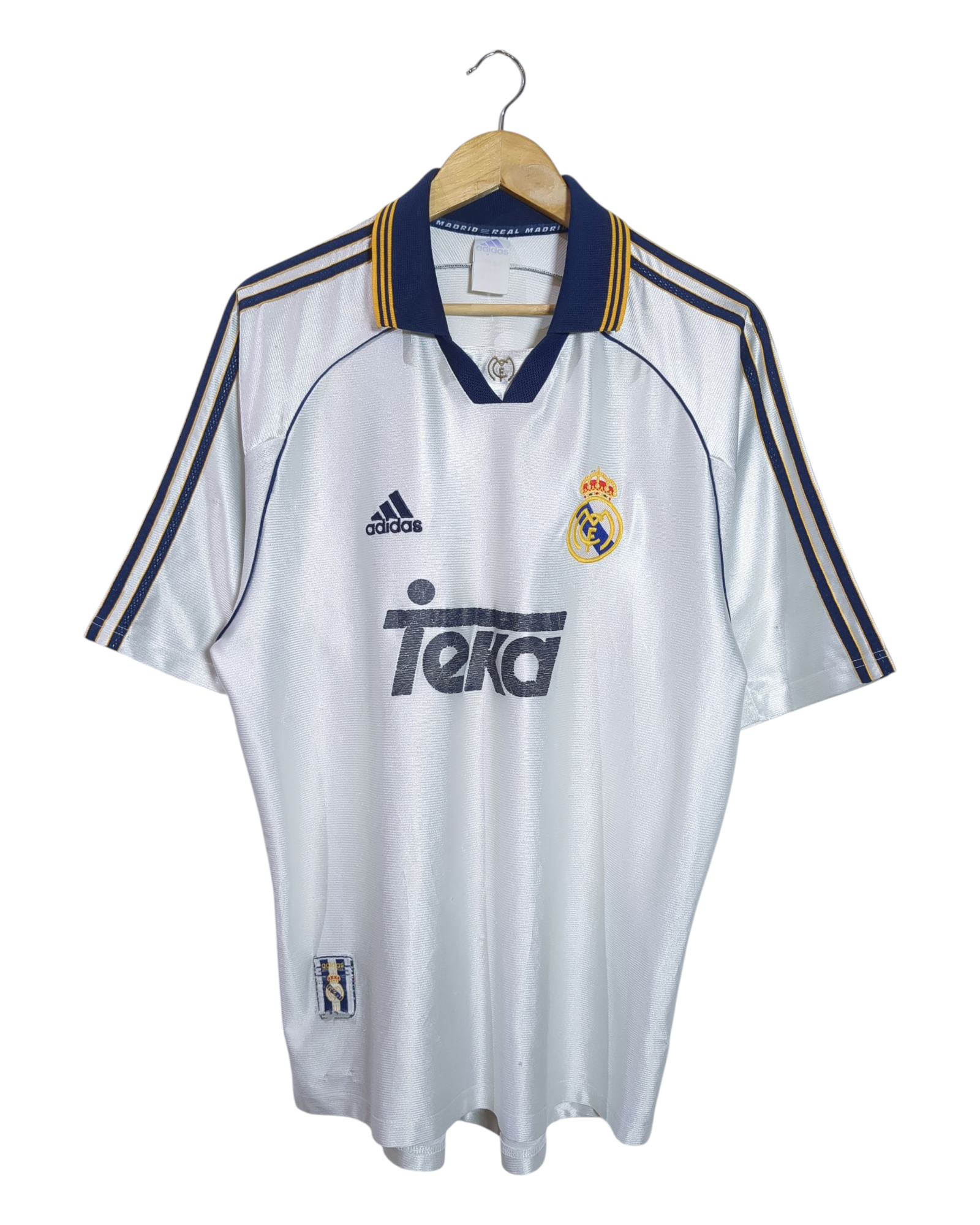1998-00 Real Madrid Adidas Home Shirt - (L)