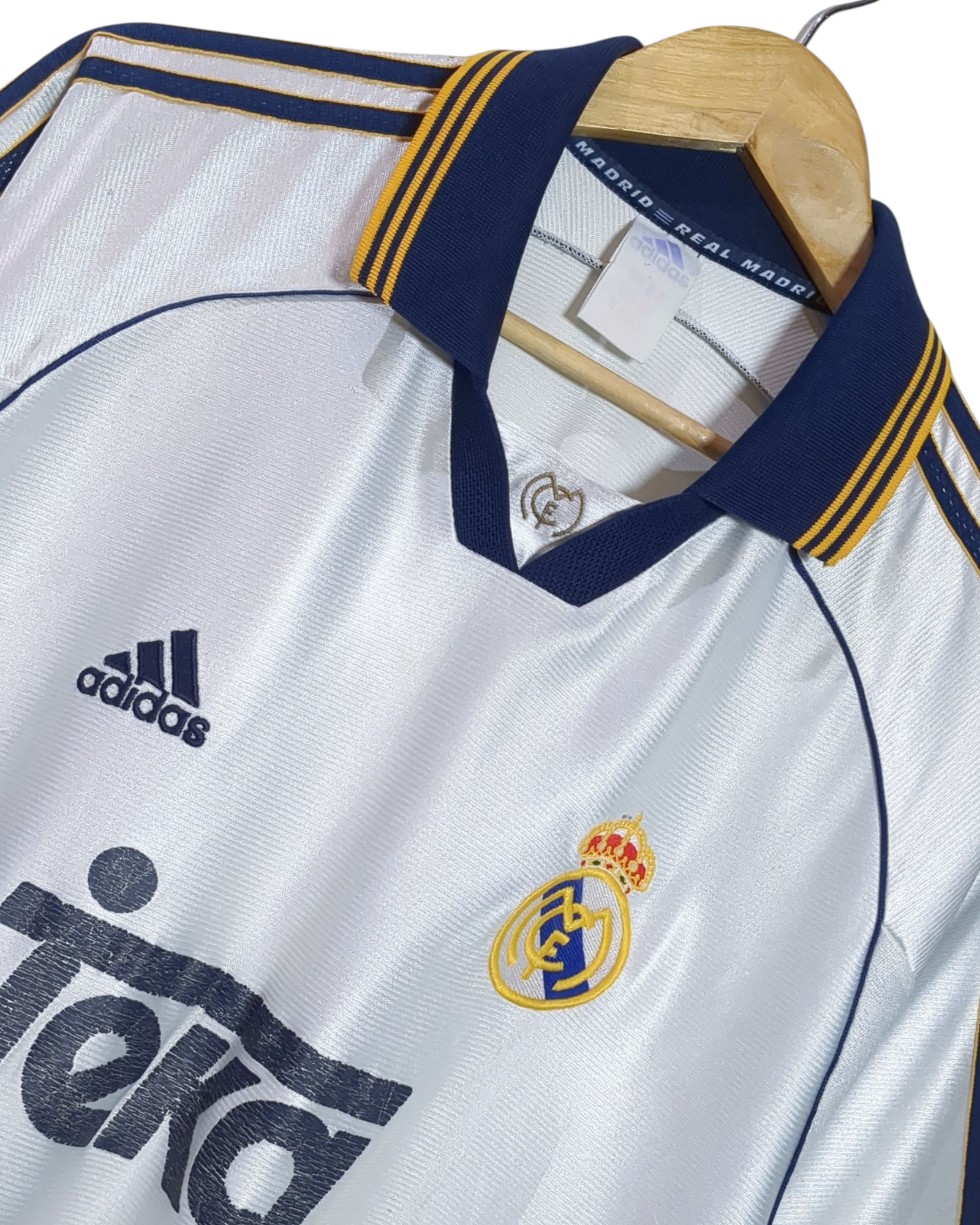 1998-00 Real Madrid Adidas Home Shirt - (L)