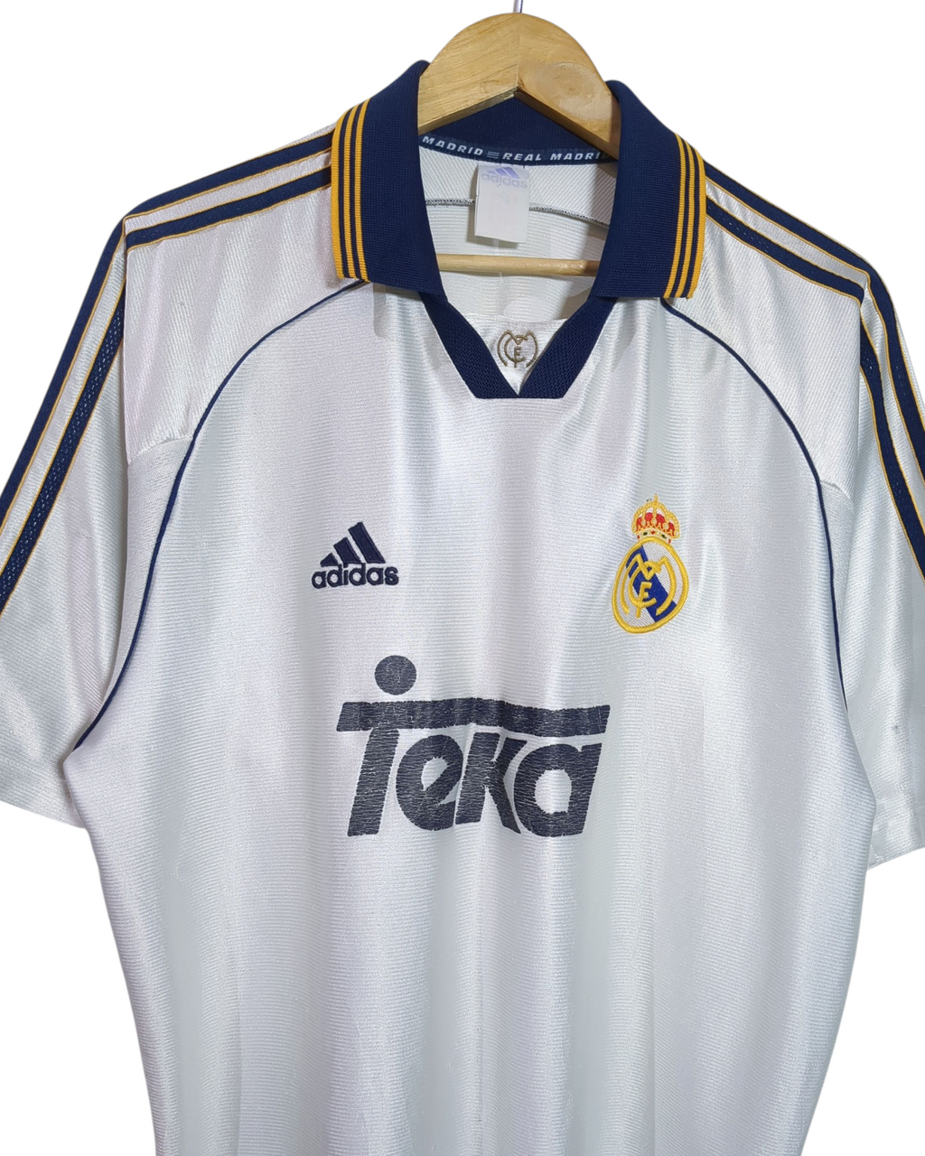 1998-00 Real Madrid Adidas Home Shirt - (L)