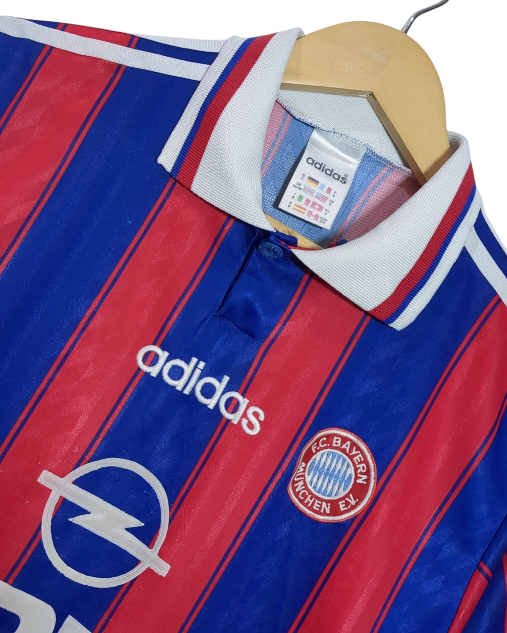 1995-97 Bayern Munich Adidas Home Shirt - (S)