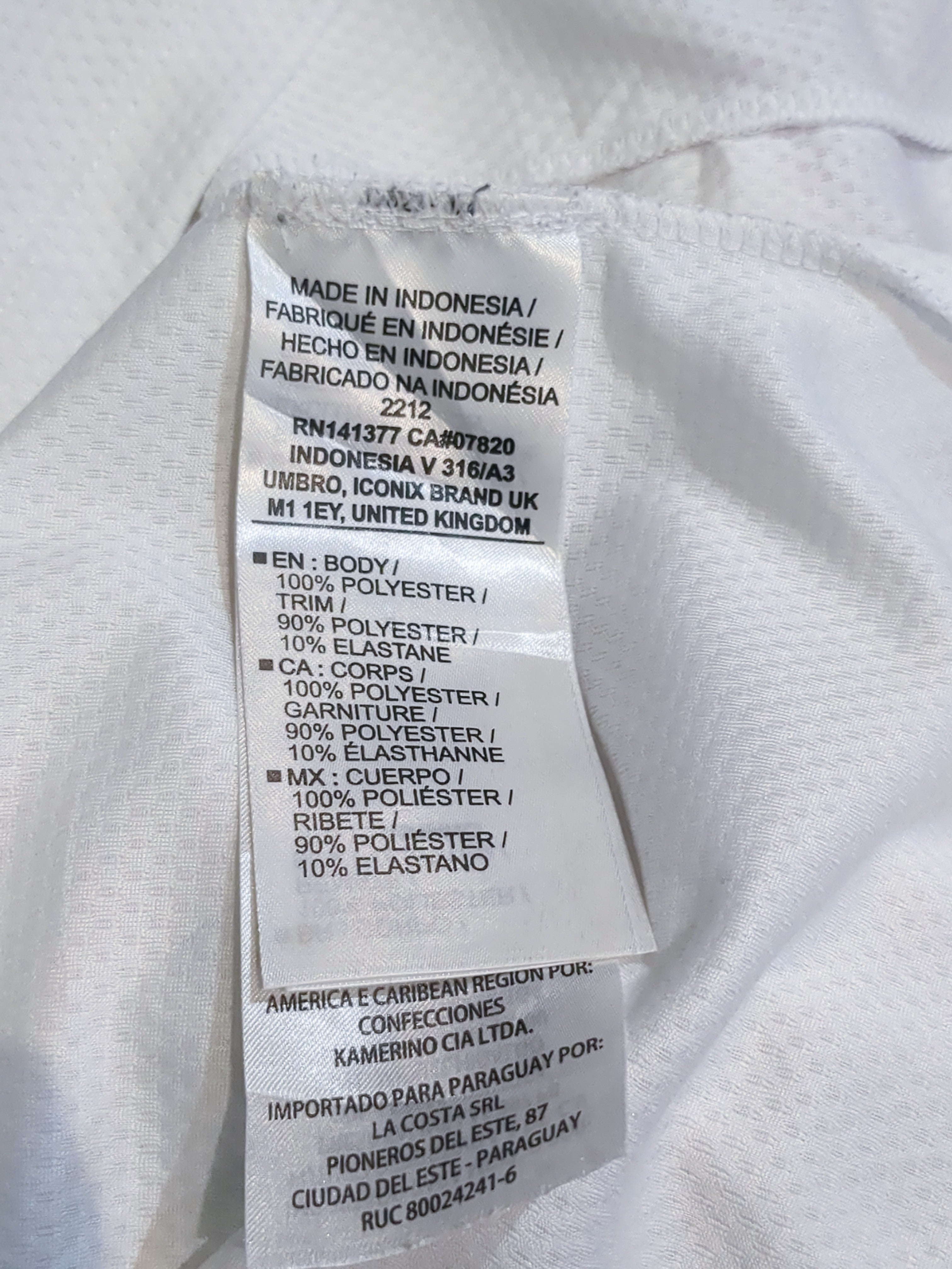 2015 Peru Umbro Home L/S Shirt - (M)
