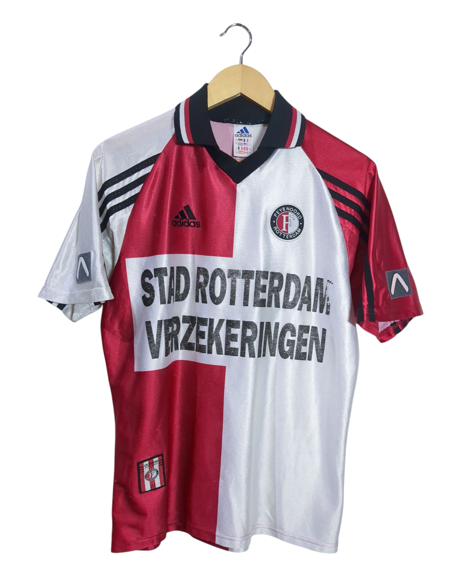 1998-99 Feyenoord Adidas Home Shirt - (XL.Boys)